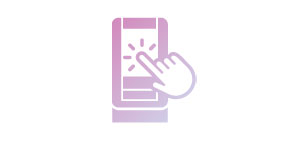 タッチパネルで、簡単操作